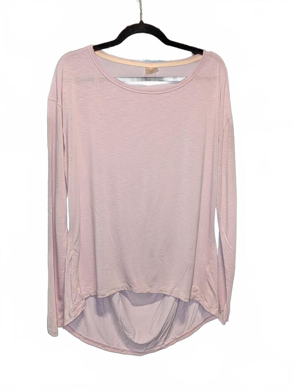 Calia by Carrie Underwood Long Sleeve Light Pink Top Size L